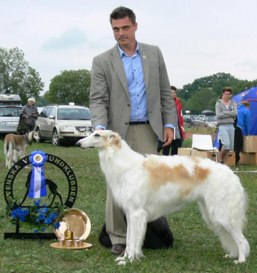 Best In Show-2 at Skokloster Summer Show, judge Manfred Langer Germany.